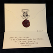 Harry Potter Roxfort felvételi levél, vonatjegy és Halál Ereklyéi nyaklánc