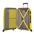 American Tourister Bon Air Spinner négy kerekes gurulós kemény fedeles nagy bőrönd poggyász sárga