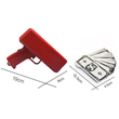 Bankjegy kilövő, pénz szóró pisztoly - 100db játékpénzzel