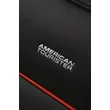 American Tourister by Samsonite Rally Spinner 4 kerekes gurulós puhafedeles nagy bőrönd poggyász fekete