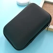 Cipzáros mini tok kábelekhez, GoPro-hoz, adapterekhez - fekete (11.5*8*4cm)