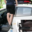 Összecsukható tetőcsomagtartó lépcső autó ajtajához