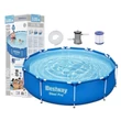Bestway fémvázas medence szett vízforgatóval 305x76 cm (56679)