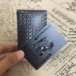 Fekete színű műanyag pókerkártya francia kártya plasztikkártya készlet