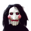 SAW Jigsaw Fűrész halloween farsangi gumi maszk álarc hajjal