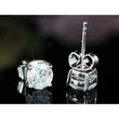 Arlette Swarovski kristályos fülbevaló - Kerek Áttetsző
