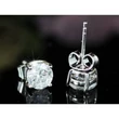 Arlette Swarovski kristályos fülbevaló - Kerek Áttetsző