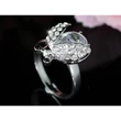 Katicabogaras Swarovski kristályos állítható gyűrű
