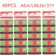 10 db AG4 / LR626 / 377 / SR626SW gombelem szett - 1,55V ezüst-oxid óraelem