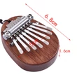 Kalimba, fa ütős hangszer (6.8x5 cm)