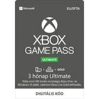 Microsoft Xbox Game Pass Ultimate 3 hónapos előfizetés (PC + XBOX GAME PASS + XBOX LIVE)