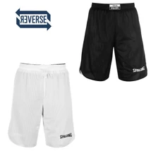 Spalding Reversible kifordítható kosárlabda nadrág, kosaras short - fekete-fehér L