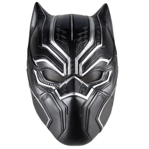 Fekete Párduc Black Panther halloween, farsangi latex gumi maszk