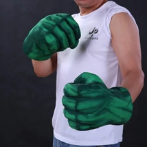 Avengers - A hihetetlen Hulk The incredible Hulk jelmez kiegészítő - zöld plüss ököl kesztyű - párban