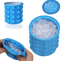 Ice Genie 2in1 szilikon jégkocka késztó és tartó pohár