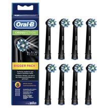 Braun Oral-B CrossAction BLACK EB50-8 elektromos fogkefe pótfejek 8db - fekete