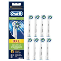 Braun Oral-B CrossAction EB50-8 elektromos fogkefe pótfejek 8db - fehér