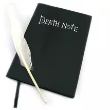 Death Note Halállista Ryuk halálisten figura asztali dísz