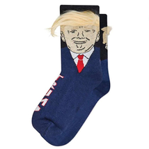Donald Trump fésülhető hajú zokni