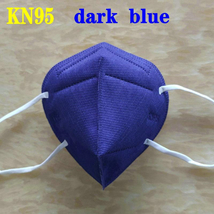 KN95 FFP2 maszk szájmaszk színes - kék
