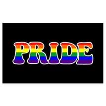 LMBT szivárványzászló Budapest Pride feliratos zászló 90x150cm