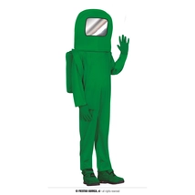 Among Us Cosplay halloween farsangi jelmez - zöld