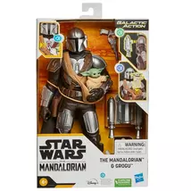 Hasbro Star Wars Mandalóri és Grogu figura 30 cm