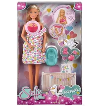 Simba Toys Steffi Love: Hello Baby - Várandós baba játékszett