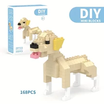 mini labrador építőkocka