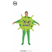 Covid, coronovirus, koronavírus halloween farsangi jelmez (felnőtt)