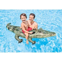 Intex Valósághű aligátor krokodil lovagló matrac 170x86cm (57551)