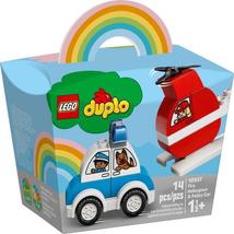LEGO® DUPLO® - Tűzoltó helikopter és rendőrautó (10957)