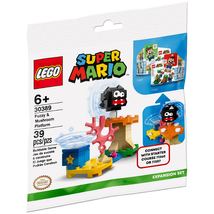 LEGO Super Mario - Fuzzy és Gomba emelvény kiegészítő szett (30389)