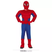 Spiderman Pókember izmos halloween farsangi jelmez - gyerek (méret:XS)