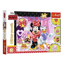 Trefl Glitter Puzzle - Minnie és Daisy 100 db-os (14820)