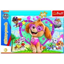 Trefl Mancs őrjárat - Sky csillámló puzzle 100 db-os (14818)