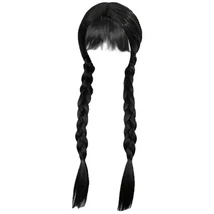 Wednesday fonott hosszú paróka