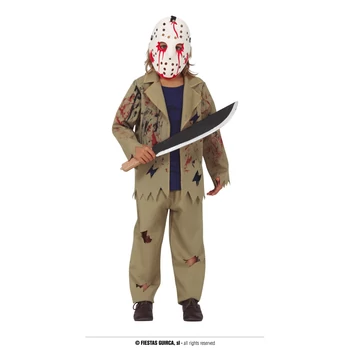 Péntek 13 Jason halloween farsangi gyerek jelmez (méret:7-9 év)