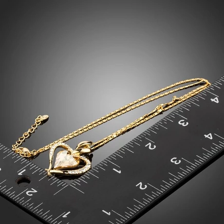 Swarovski Szív nyaklánc