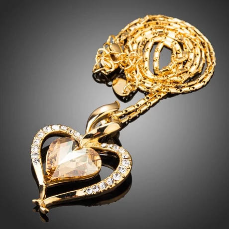 Swarovski Szív nyaklánc