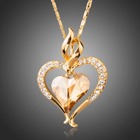 Swarovski Szív nyaklánc