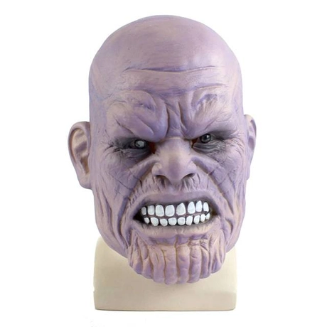Avangers Infinity War Bosszúállók Végtelen háború Thanos halloween, farsangi latex gumi maszk