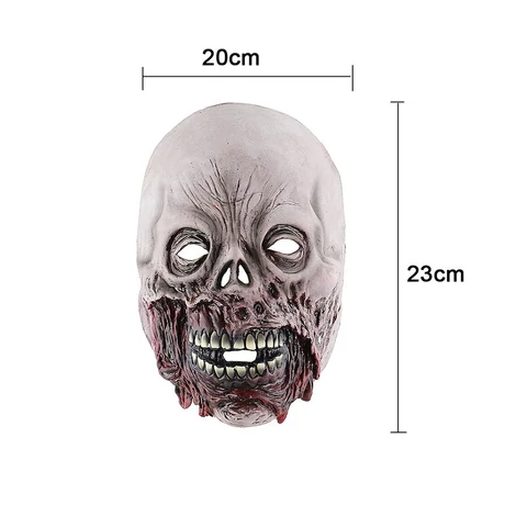 The Walking Dead TWD zombi élőhalott kóborló halloween, farsangi latex gumi maszk