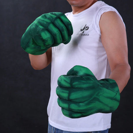 A hihetetlen Hulk The incredible Hulk zöld plüss ököl - párban