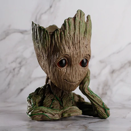 Baby Groot - A galaxis őrzői fa hatású virágtartó tolltartó ceruza tartó asztali tároló