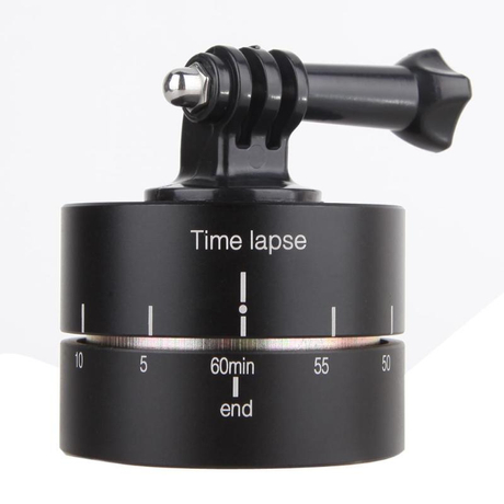 360 fokos TimeLapse készítő állvány, adapter - 1 órás időzítővel