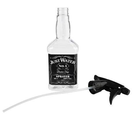 Just Water Whiskey formájú hajvizező - barber shop fodrászkellék