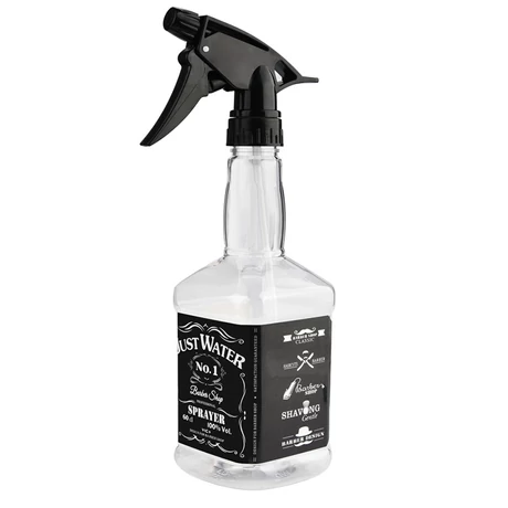 Just Water Whiskey formájú hajvizező - barber shop fodrászkellék
