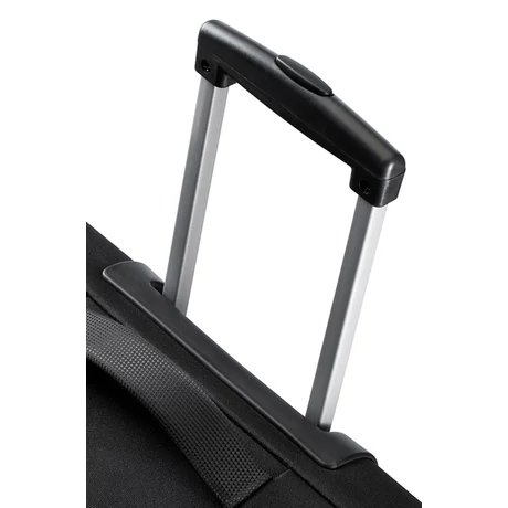 American Tourister by Samsonite Rally Spinner 4 kerekes gurulós puhafedeles nagy bőrönd poggyász fekete