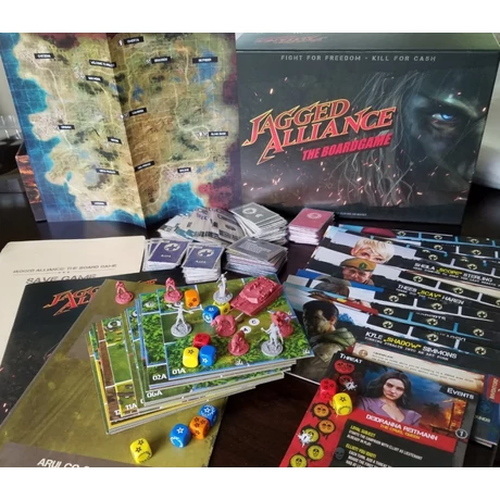 Jagged Alliance The Boardgame - társasjáték